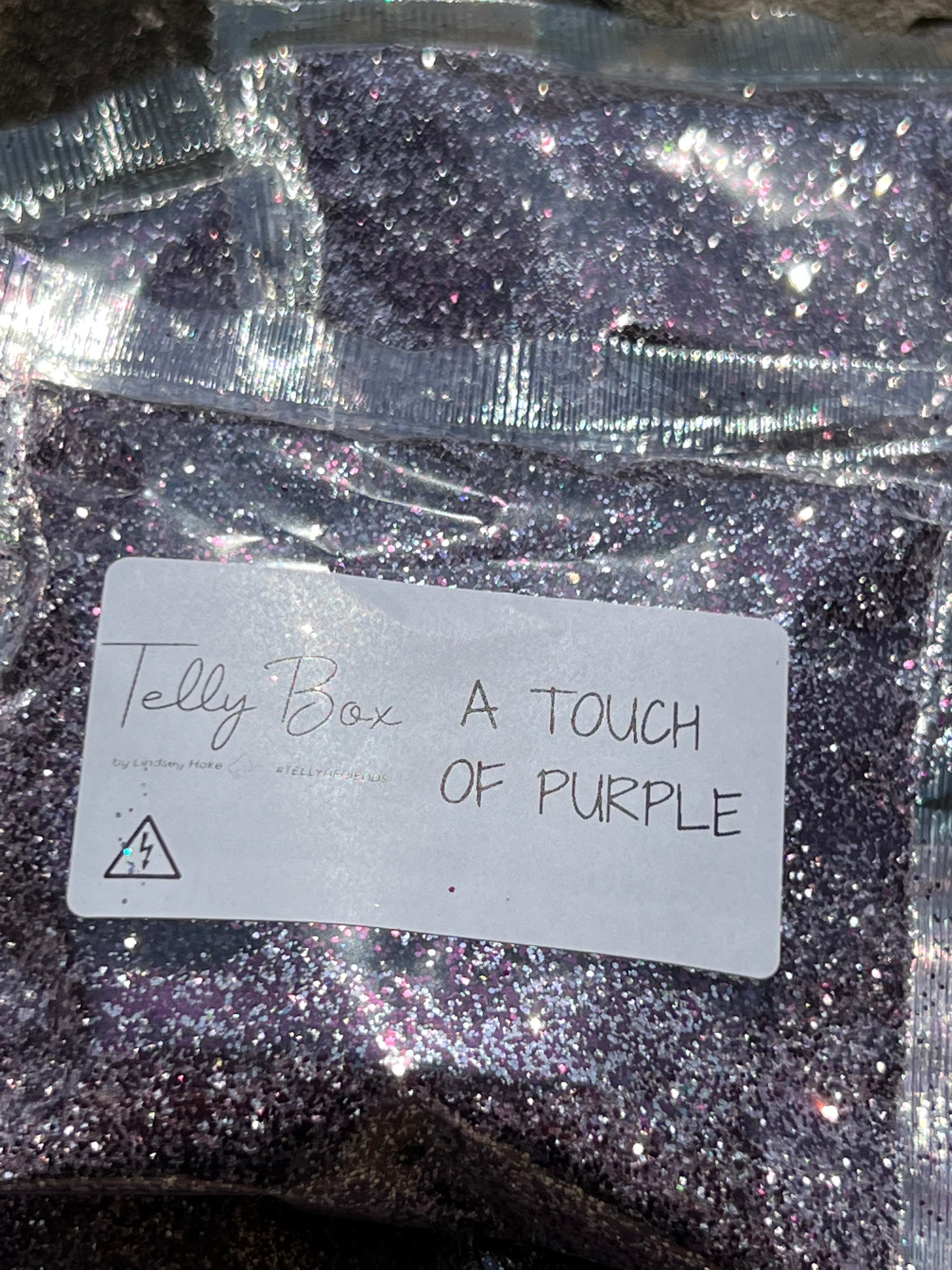 A touch of purple – Telly Box Crafts LLC