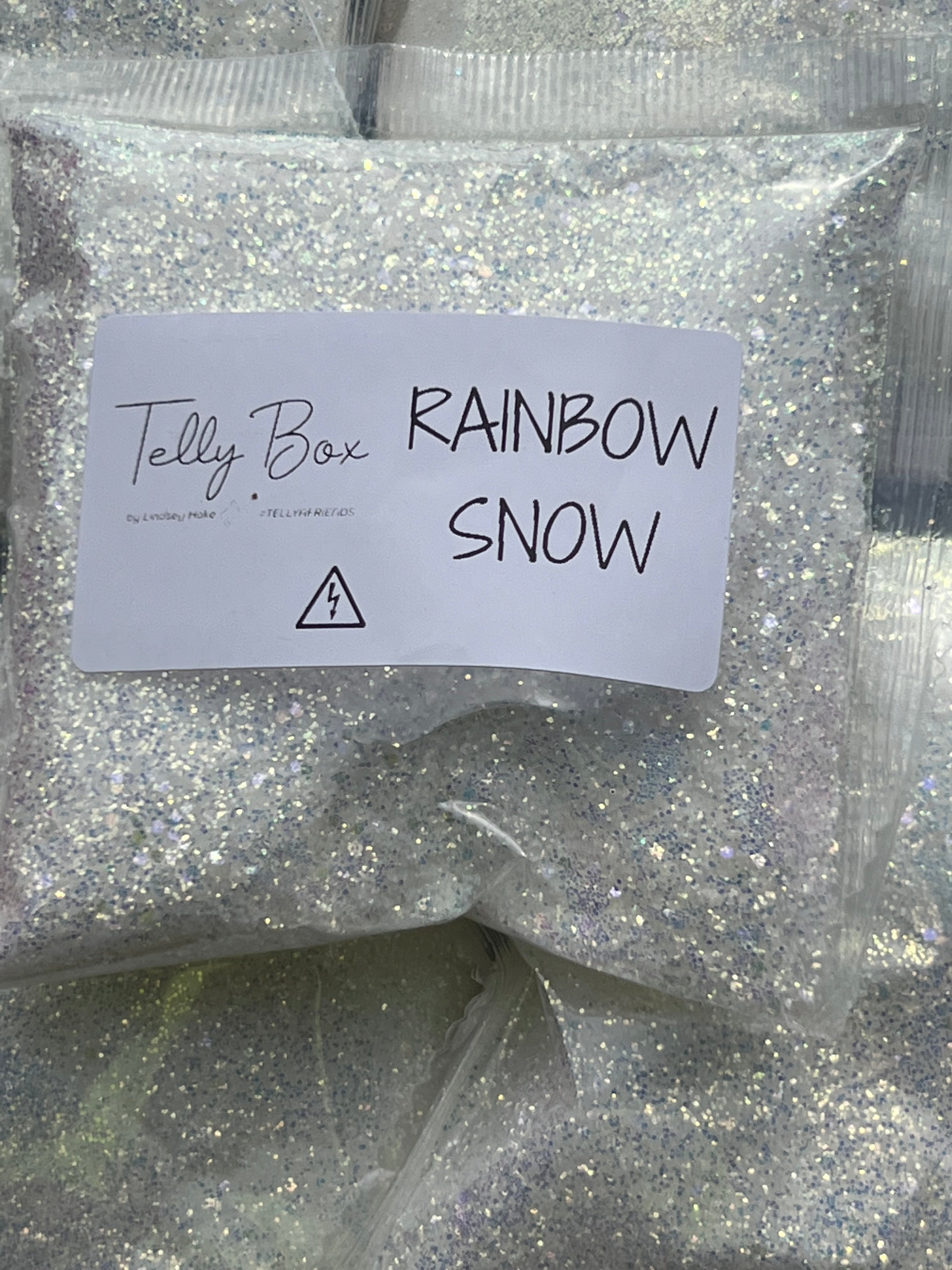 Rainbow snow – Telly Box Crafts LLC