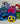 Colorful heads   uvdtf decal
