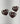 Football heart straw topper