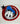 Red circle duck   uvdtf decal