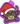 highland in santa hat  freshie mold