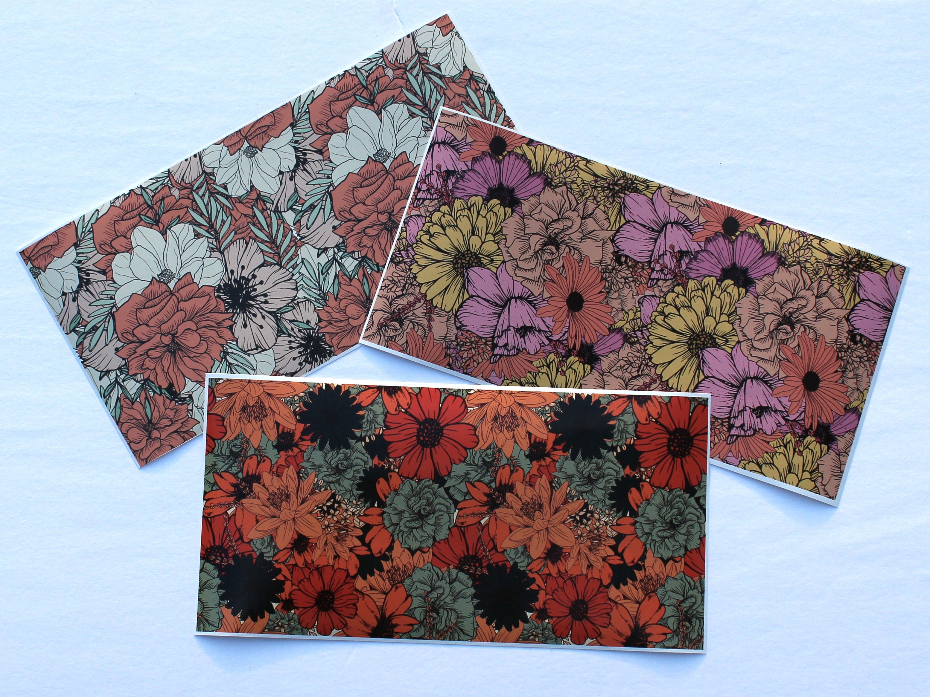 Triple Floral bundle – Telly Box Crafts LLC