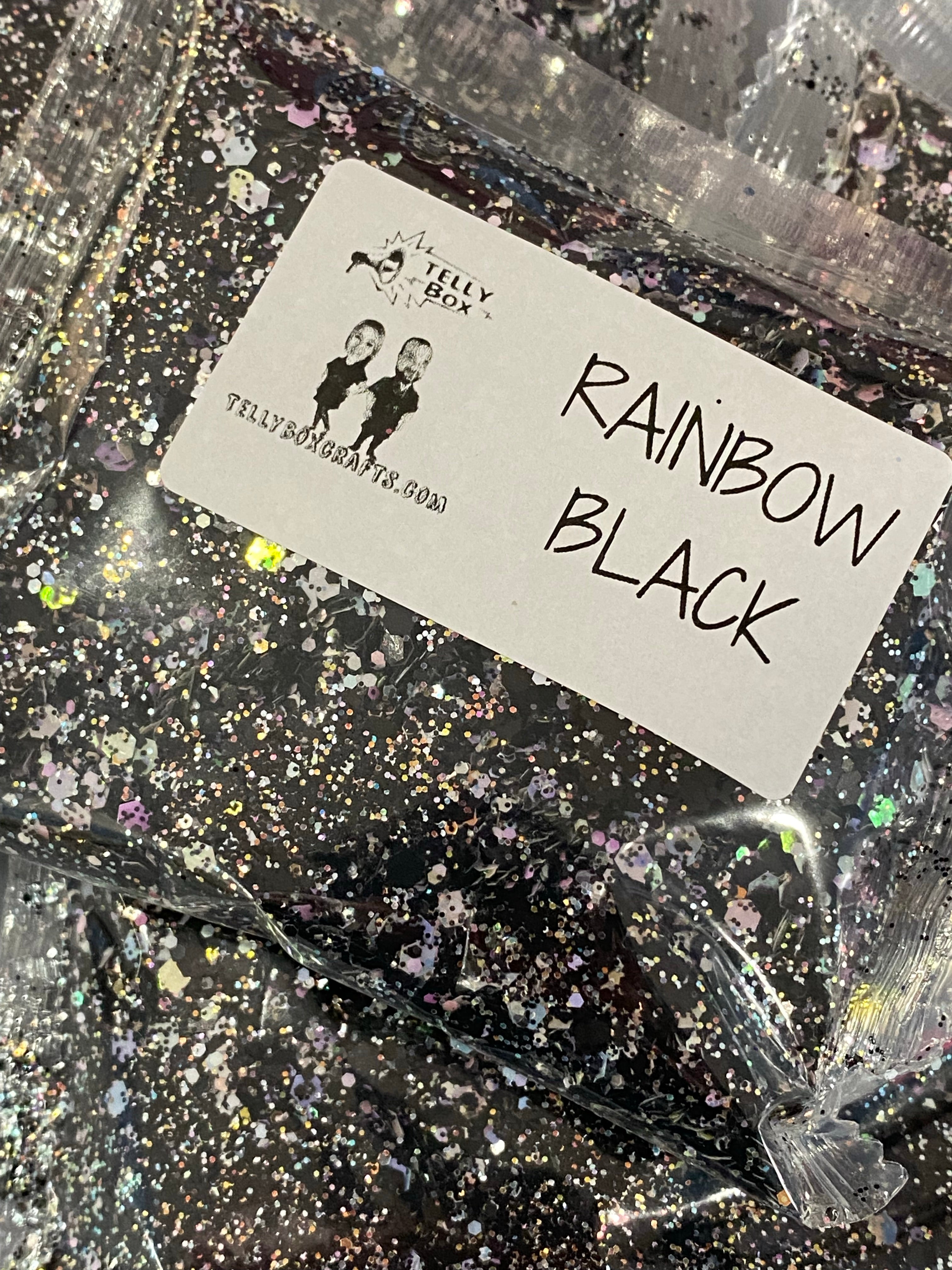 Rainbow black – Telly Box Crafts LLC